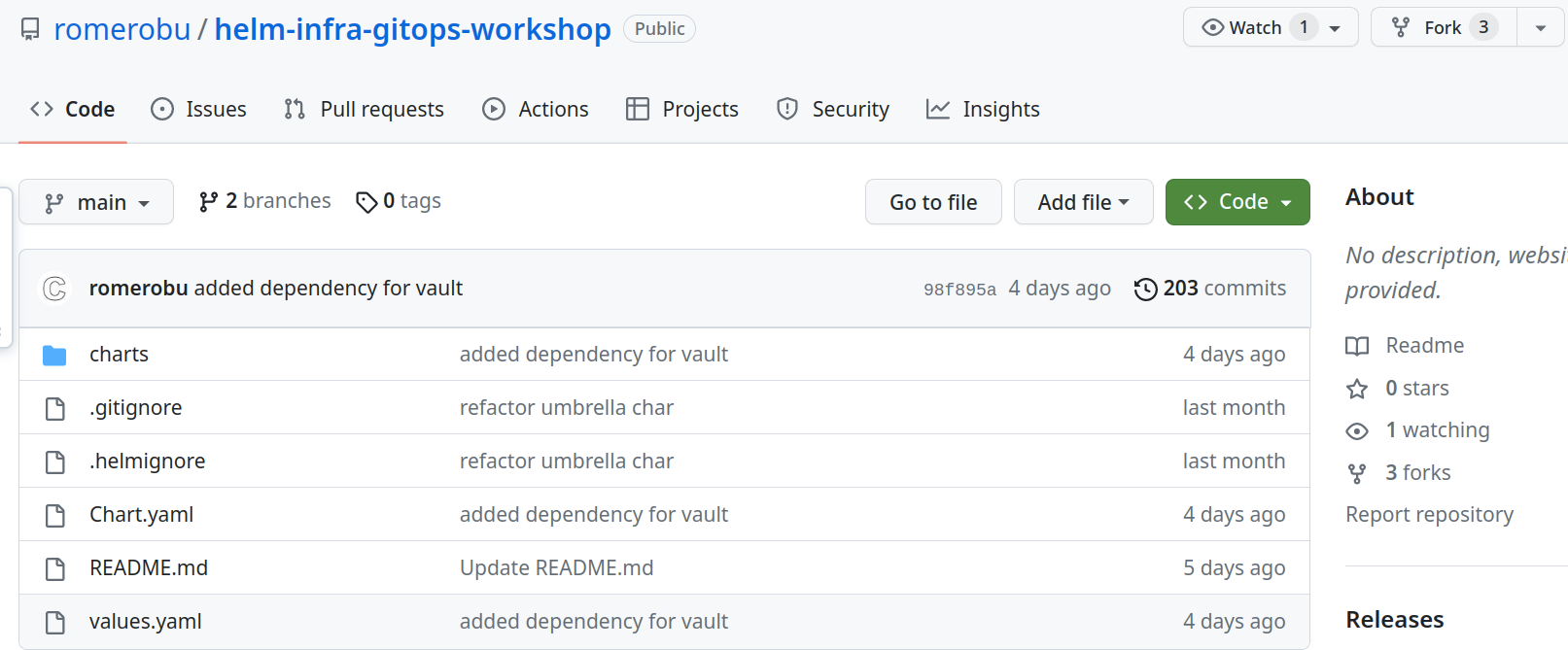1. Environment Setup :: GitOps Infrastructure Configuration Workshop